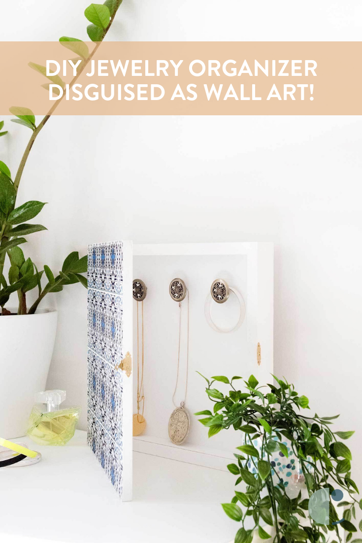 Make This: Necklace and Jewelry Organizer that Hides as Art