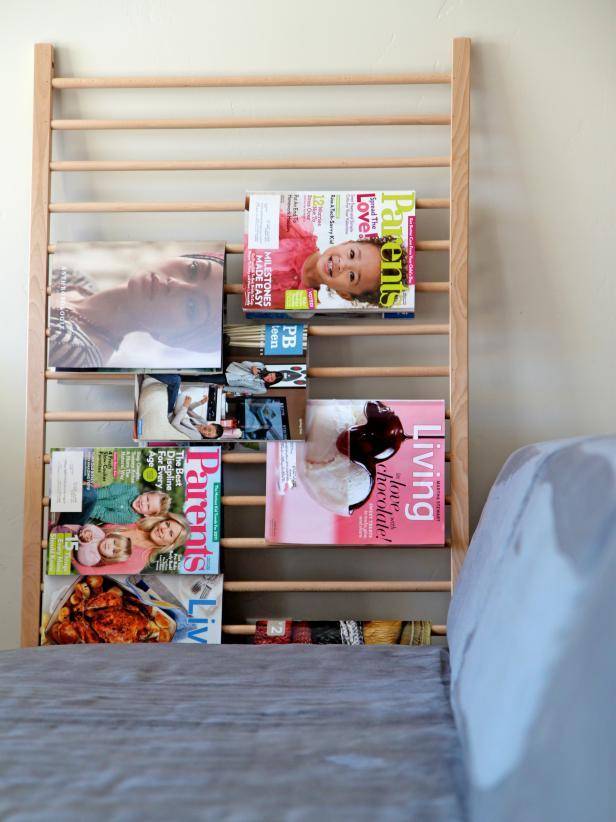 Crib magazine rack