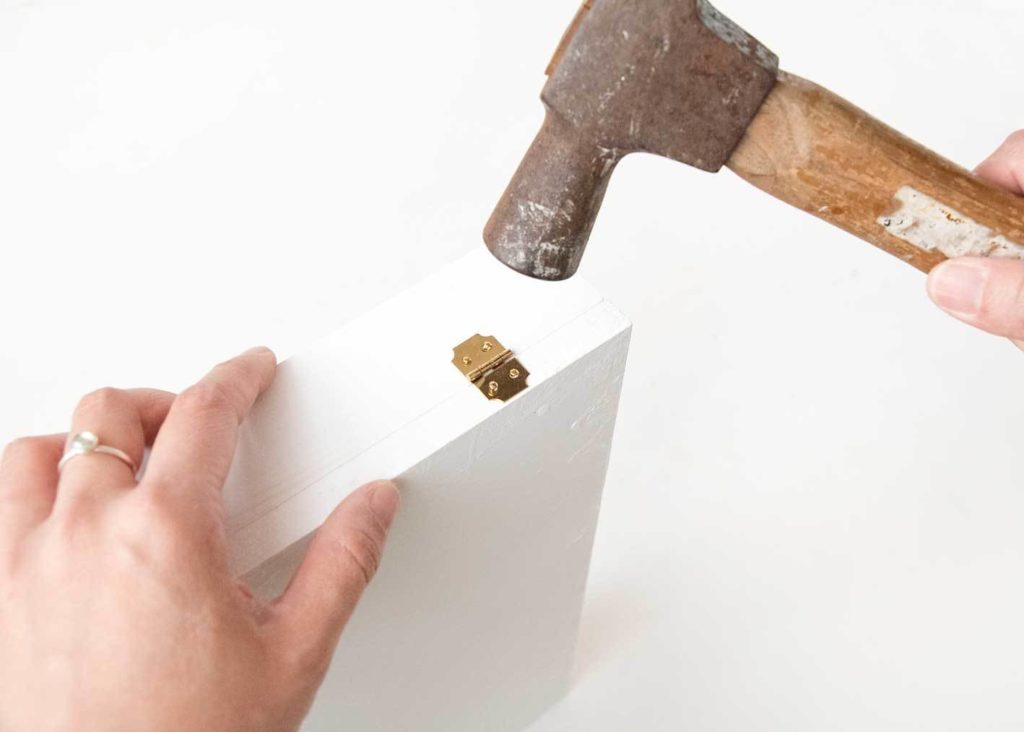 Step 4 - Jewelry organizer disguised as wall art