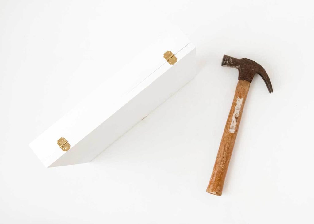 Step 4 - Jewelry organizer disguised as wall art