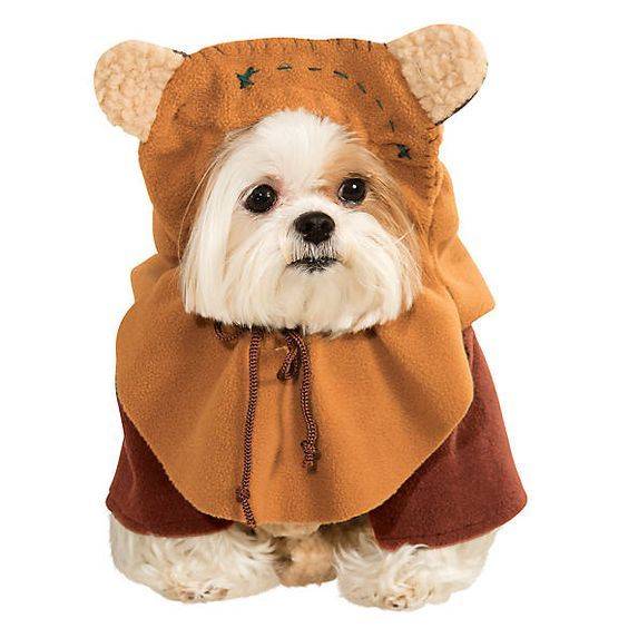Halloween ewok dog costume