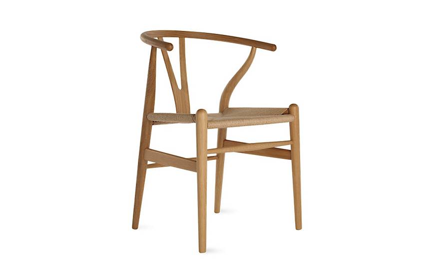 Wishbone chairs are a Scandinavian style staple