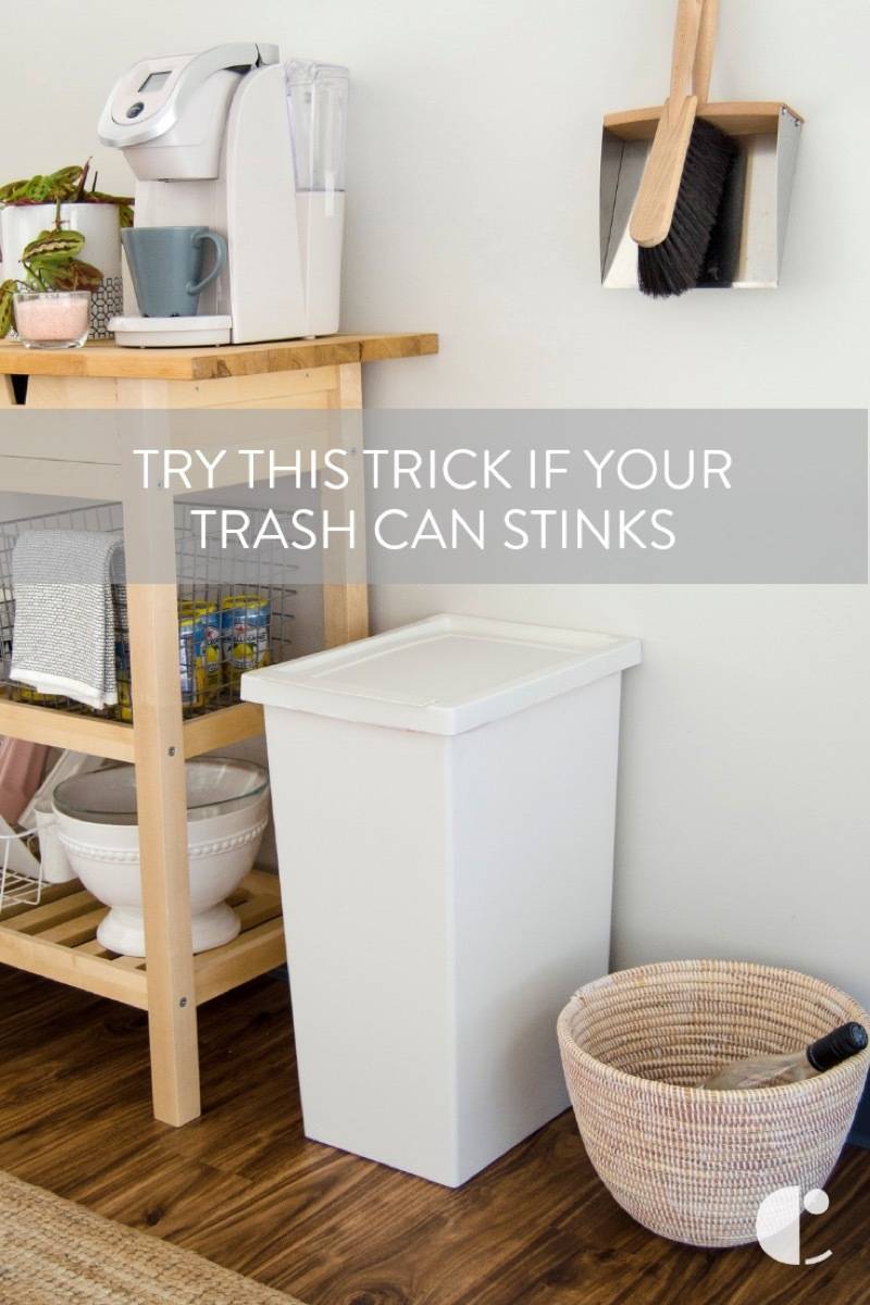 Try this trick if your trash can smells