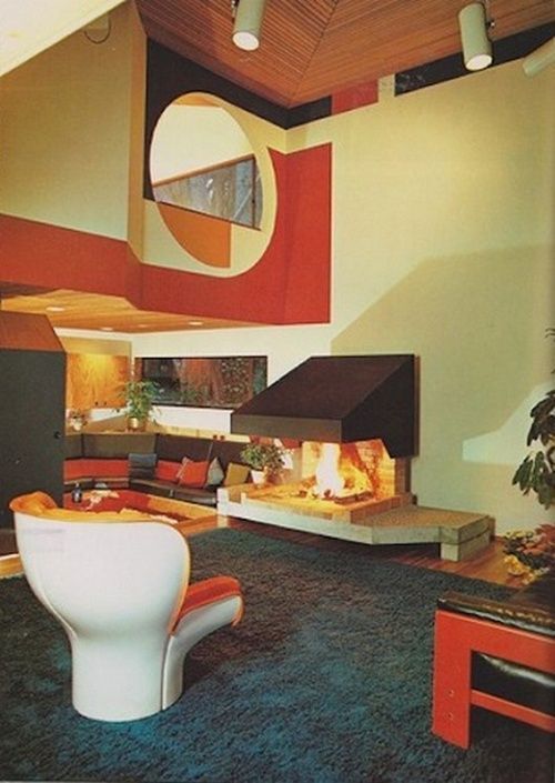 19s Interiors Eye Candy Thatll Make You Say, "Groovy, Baby!"