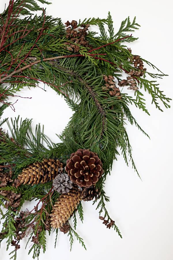 How To: Make a Found and Foraged Scandinavian Christmas Wreath on the Cheap