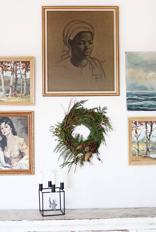 How To: Make a Found and Foraged Scandinavian Christmas Wreath on the Cheap
