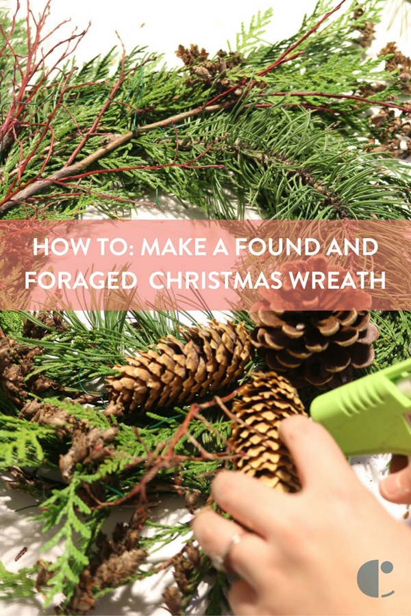 How To: Make a Found and Foraged Scandinavian Christmas Wreath on the Cheap
