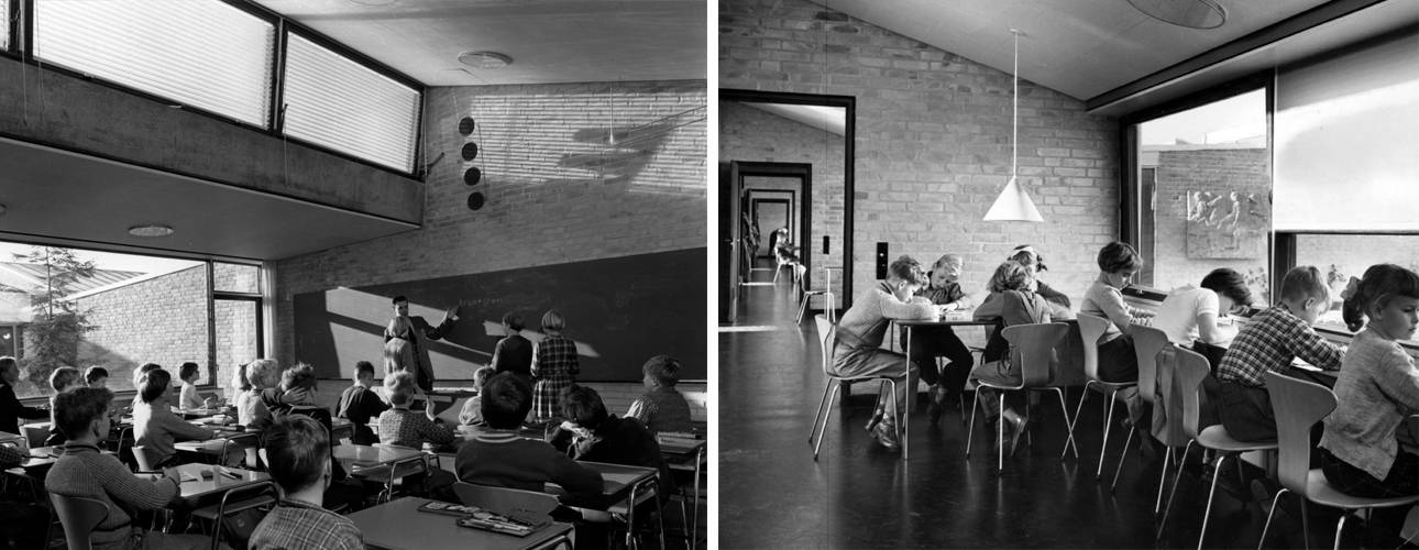 Munkegaard school by Arne Jacobsen