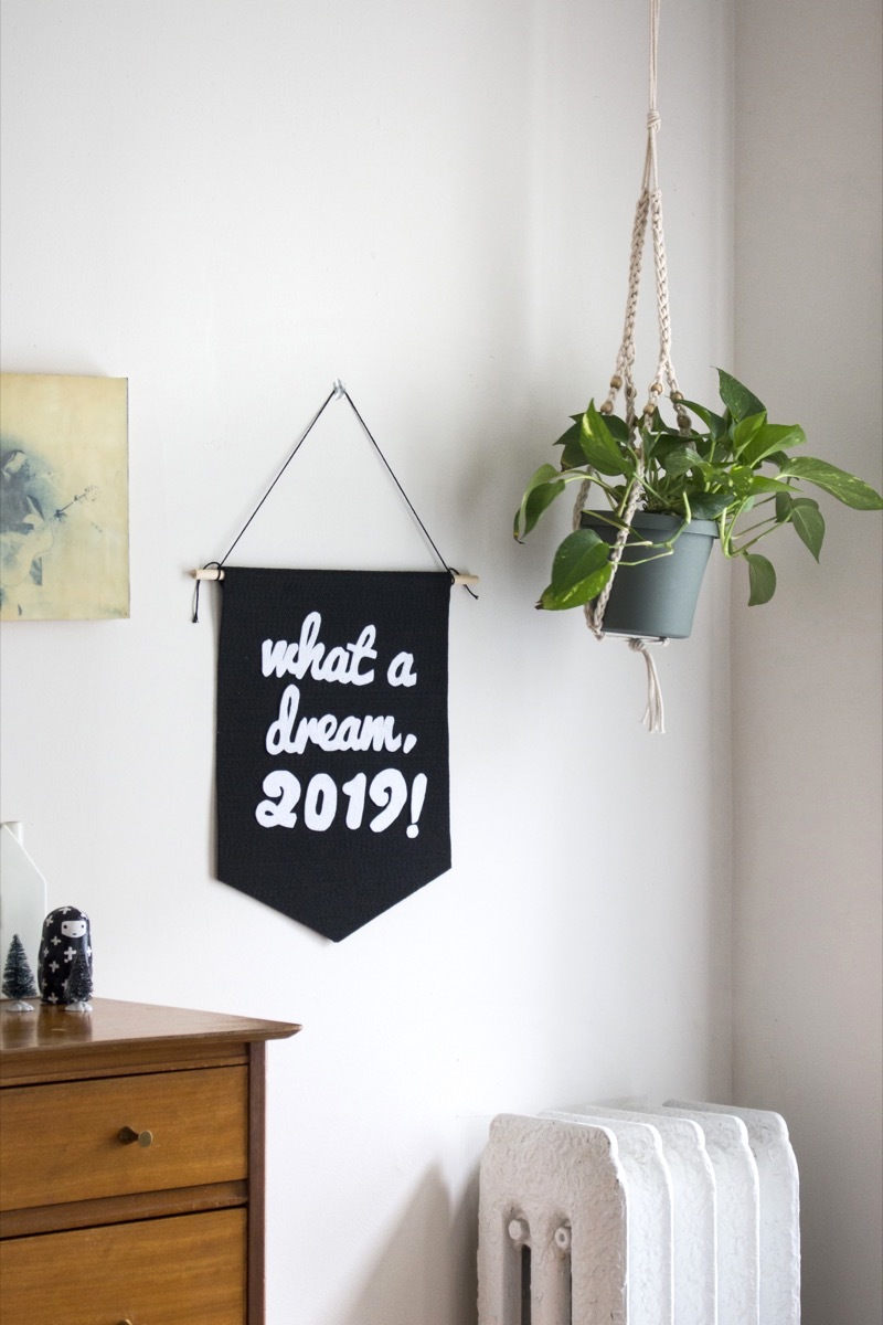 2019 felt banner