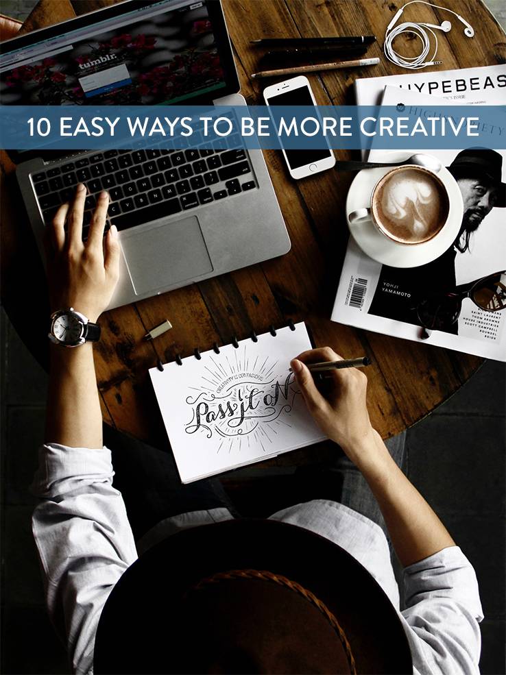 How To Be More Creative In The New Year | By Faith Provencher for Curbly #creativity #art #resolutions