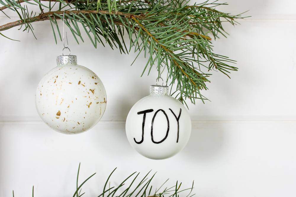 Scandi-style Christmas ornaments
