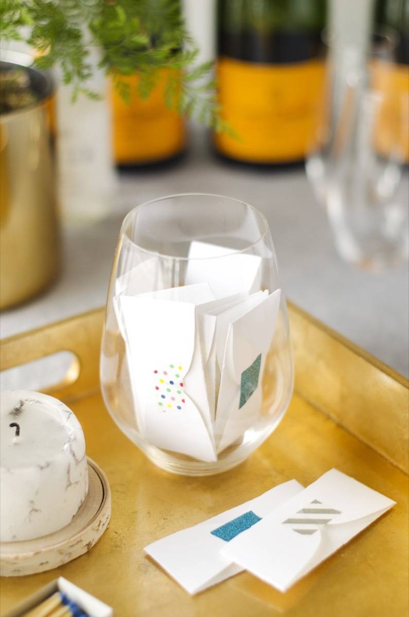 The Envelope Game: A printable parlor-style game to play at your new year's eve party
