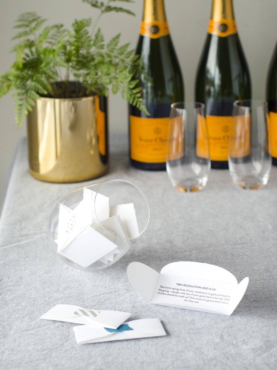 The Envelope Game: Hosting a New Year's Eve party? Worried about what to do before the ball drops? Here's a conversation-starting game to print and play