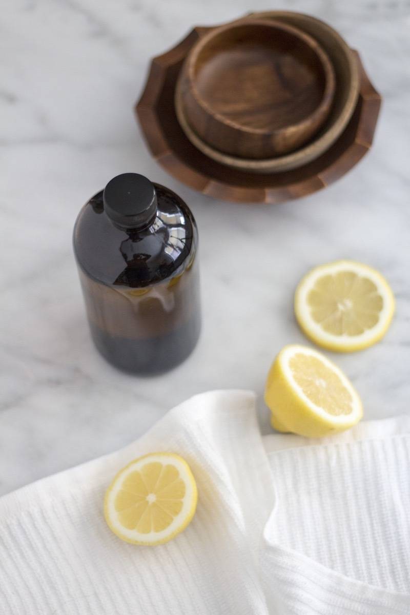 Make this: Natural wood cleaner with a refreshing lemon scent