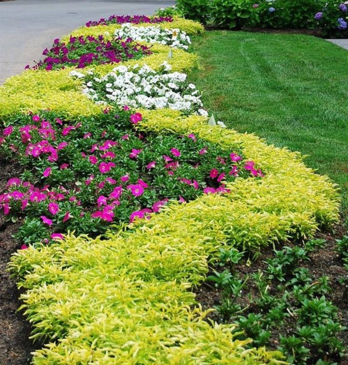 Layered flowers: 59 DIY landscaping ideas