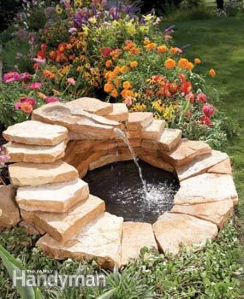 Stone water feature