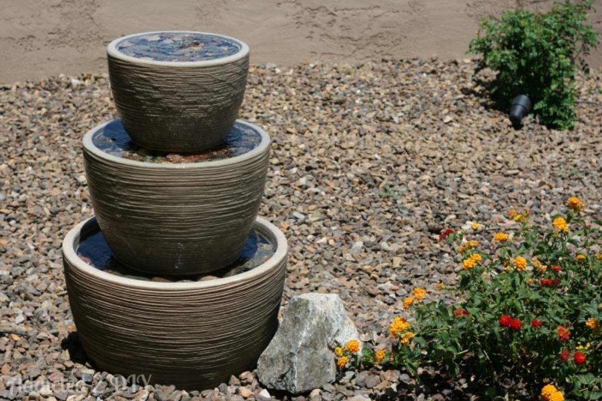 Tiered water feature