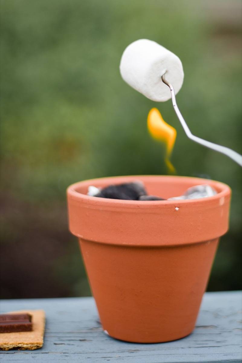 Terra cotta fire pit