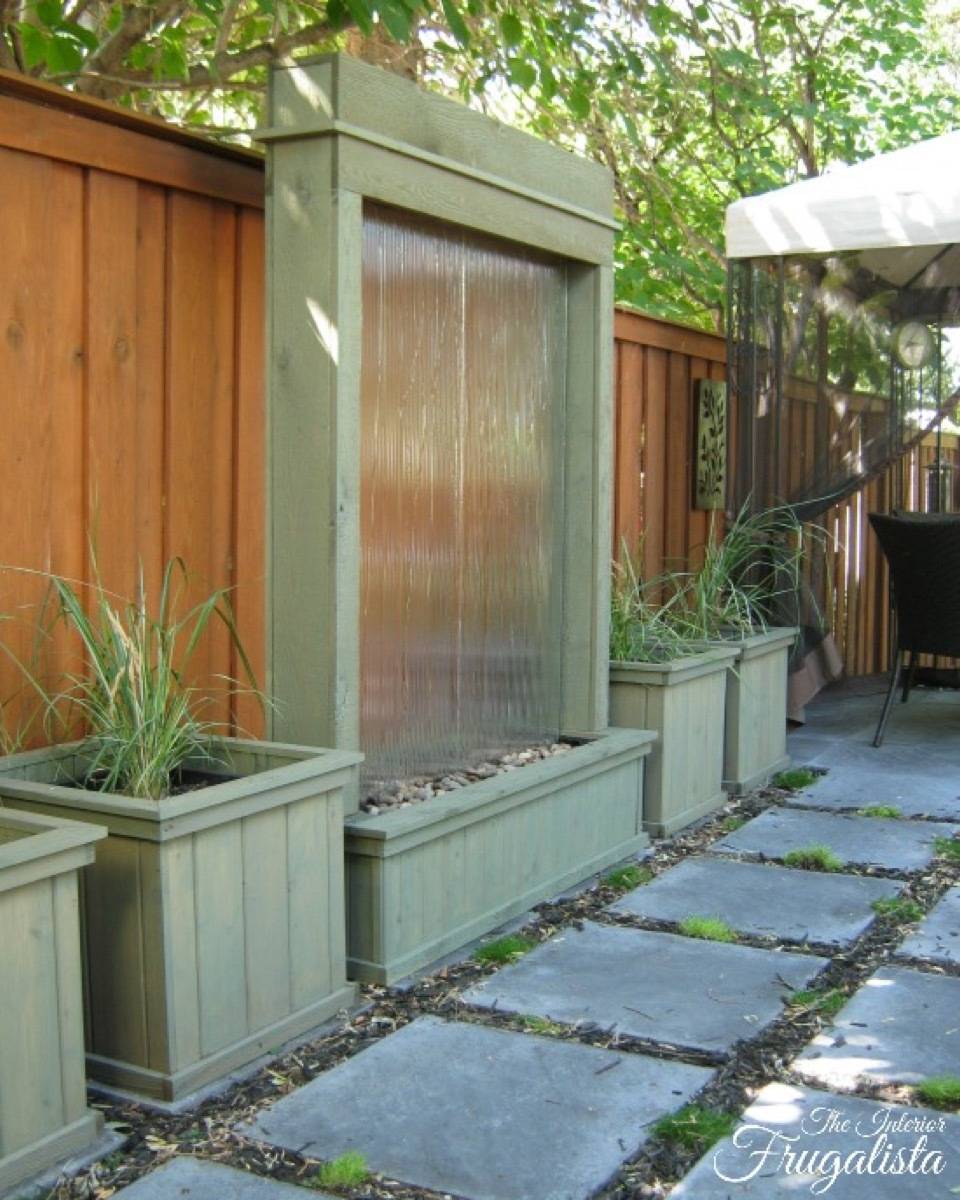 Water wall DIY: 59 DIY landscaping ideas