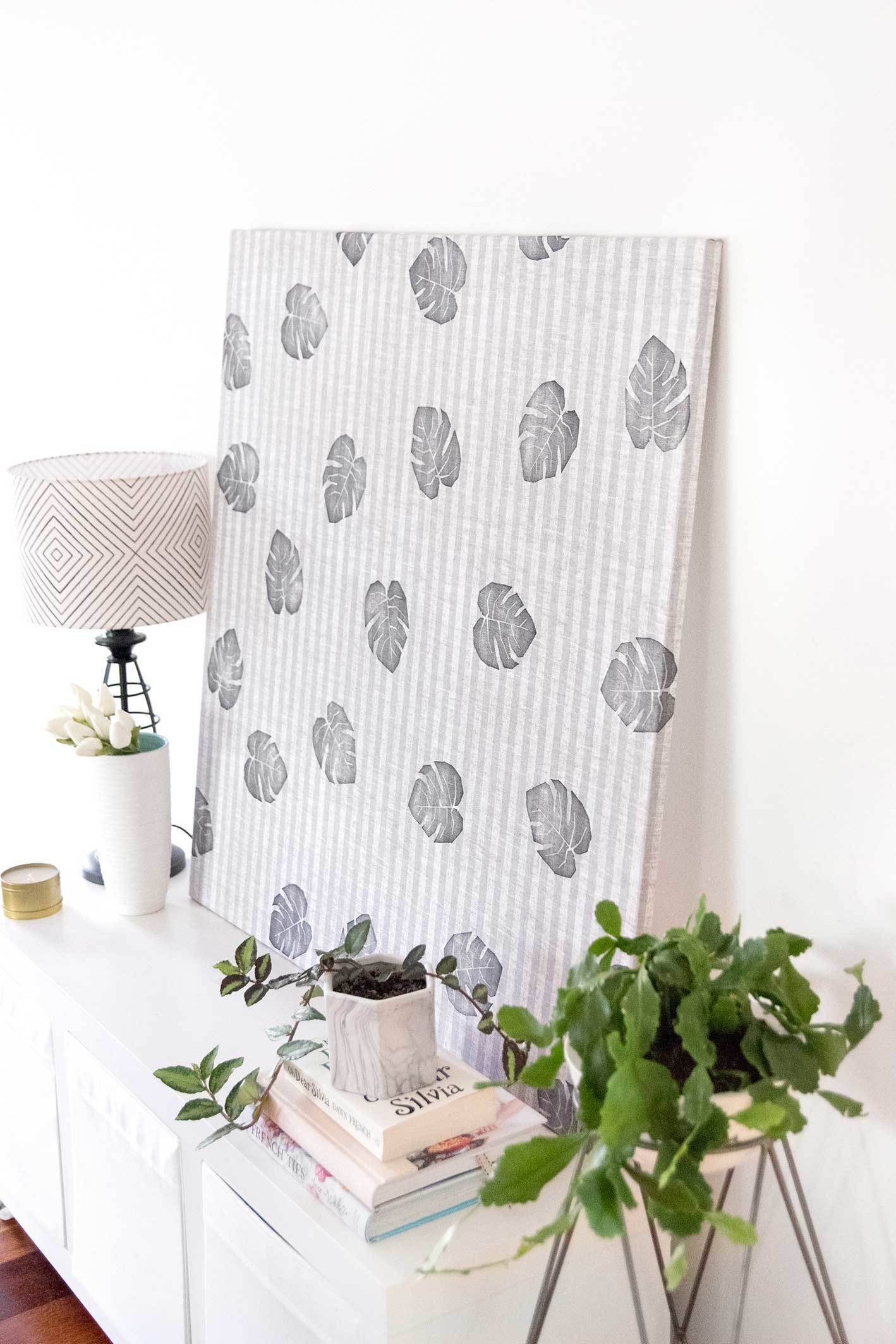Stretched fabric wall art: An easy way to make beautiful art without breaking the bank!