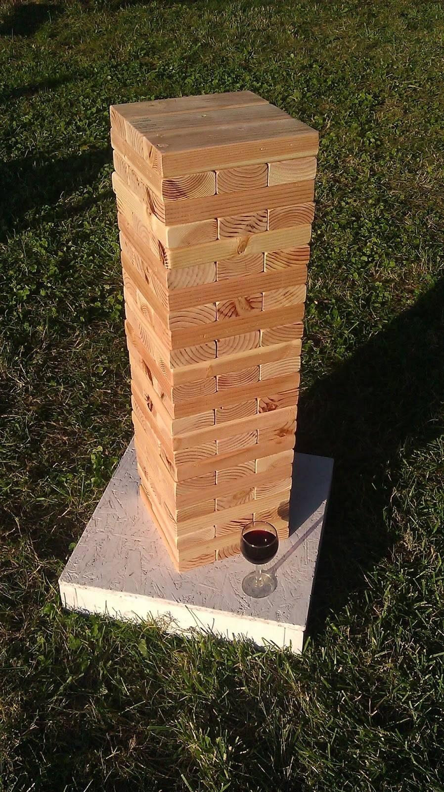 DIY giant Jenga