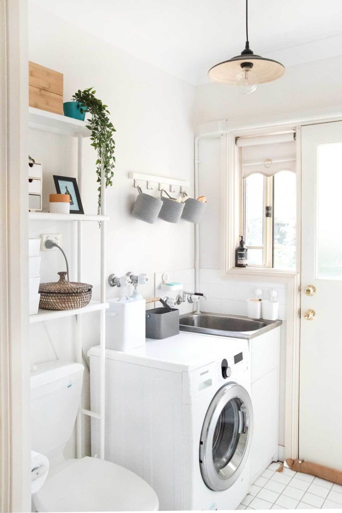 Laundry Room Storage Made Smart - Check Out This Before and After