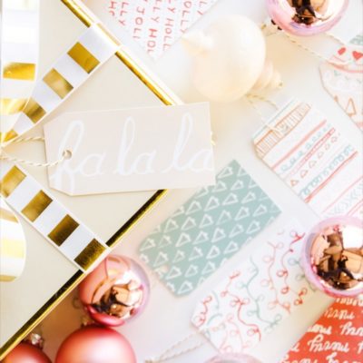 Free printable gift tags for your holiday wrapping needs!