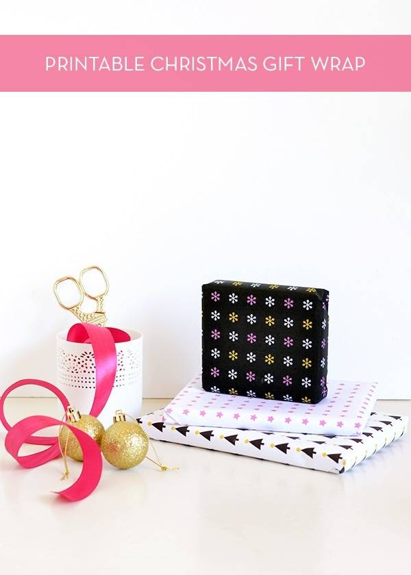 Printable wrapping paper