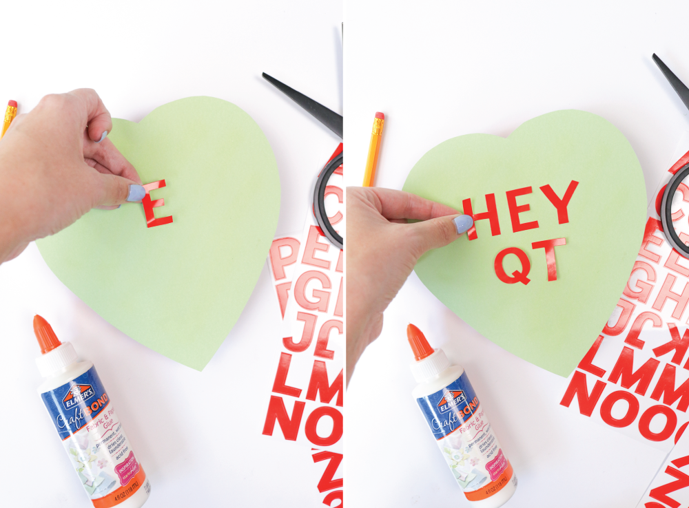 DIY Conversation Heart Chocolate Boxes