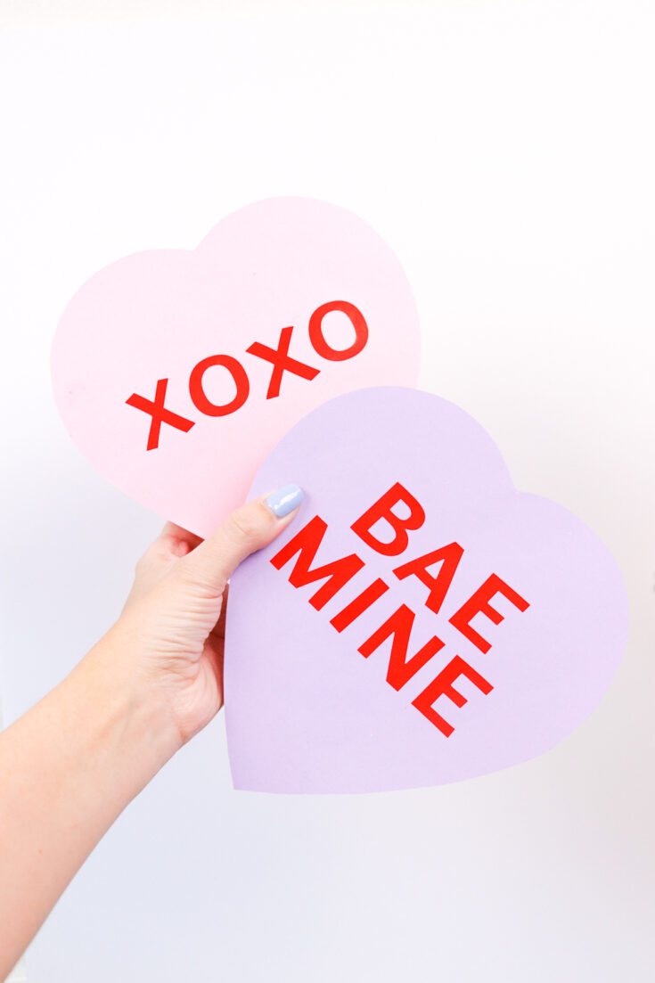 DIY Conversation Heart Chocolate Boxes