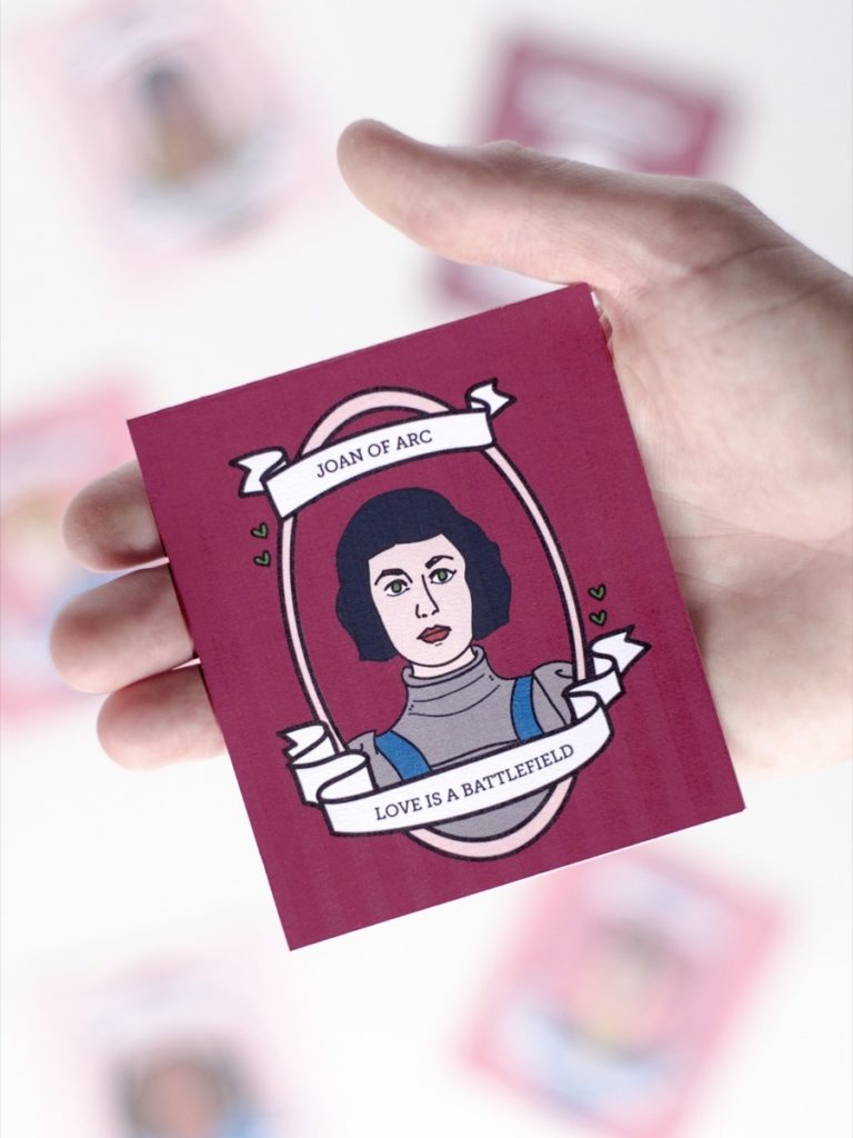 Printable Valentines Featuring Badass Women throughout History