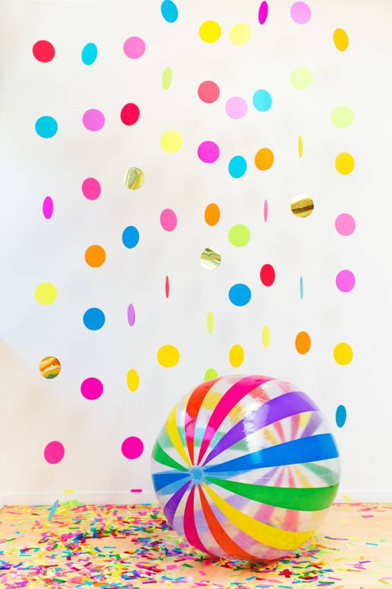 DIY Confetti Backdrop