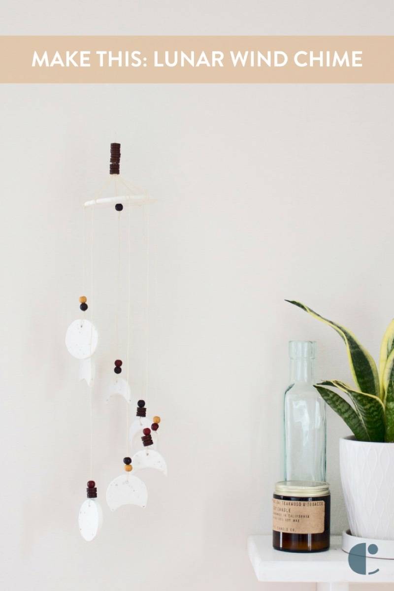 How to make an oven-bake clay wind chime