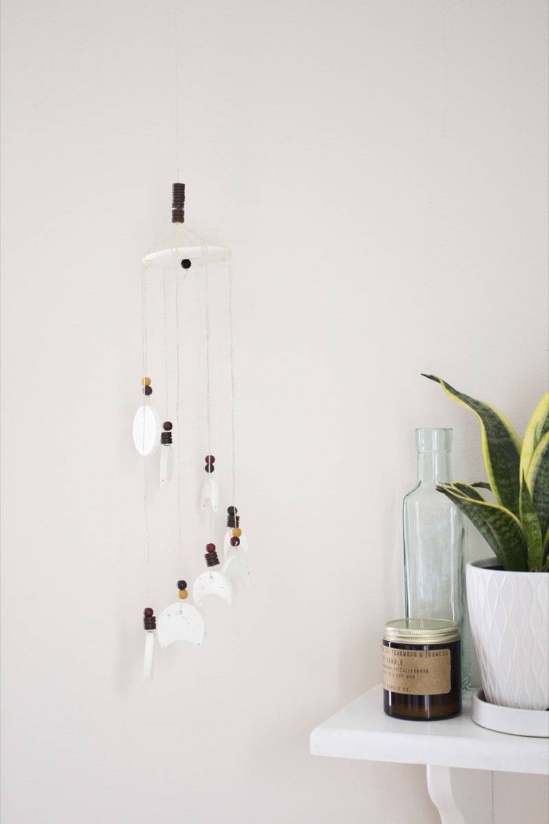 DIY Moon Phase Wind Chime