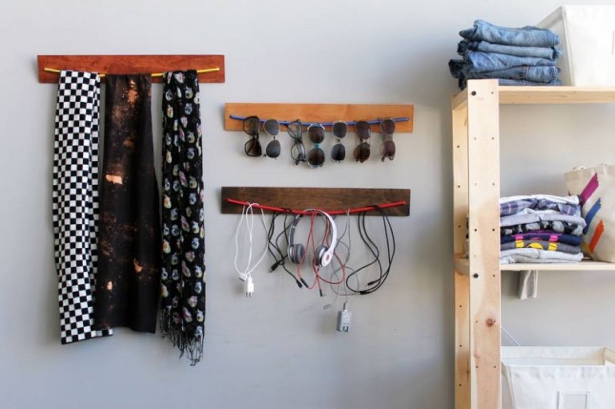 DIY Bungee Organizer | 72 Organization Tips and Projects for Every Space in Your Home