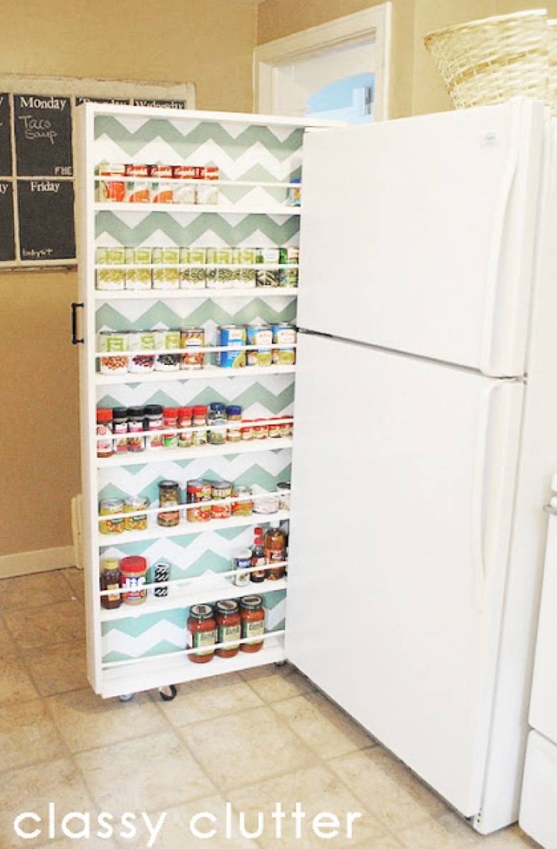 Canned Food Organizer | 72 Organization Tips and Projects for Every Space in Your Home
