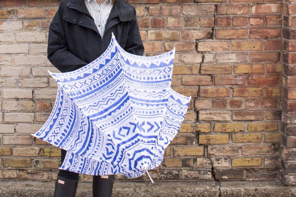 Painted Umbrella Tutorial Make a Waterproof Work of Art