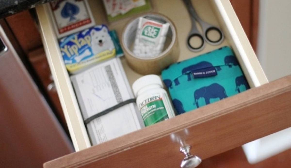 How to Tame a Junk Drawer | 72 Organization Tips and Projects for Every Space in Your Home