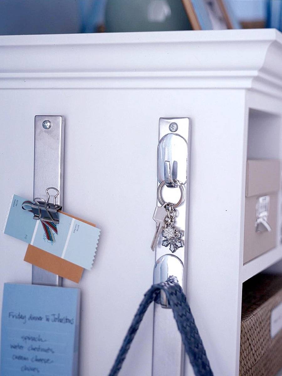 Magnetic Knife Hooks do Double-Duty | 72 Organization Tips and Projects for Every Space in Your Home