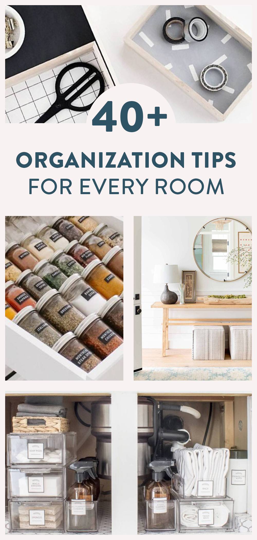 organization for every room in your house