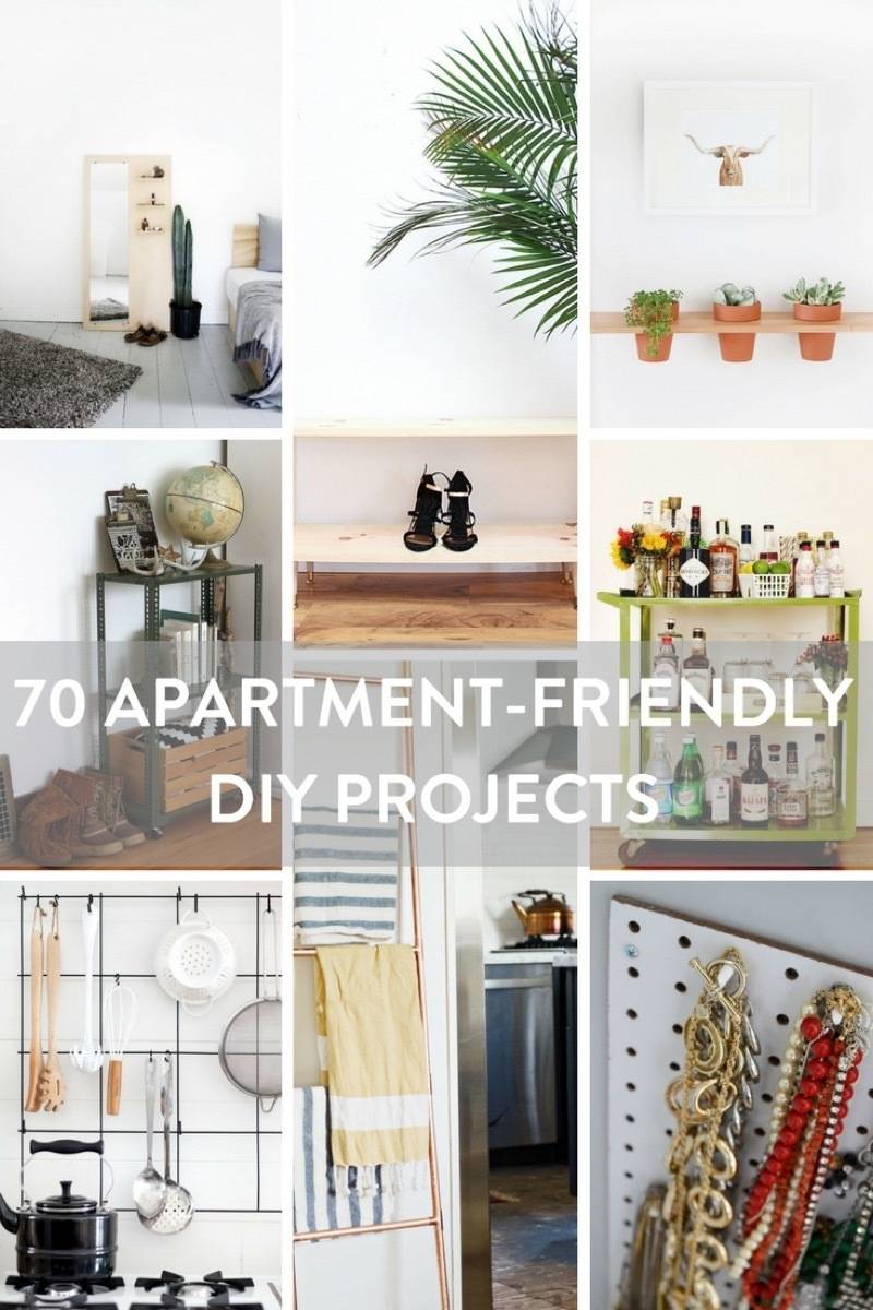 70 Apartment-Friendly DIYs