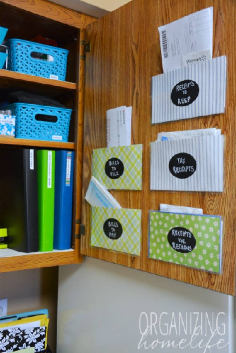 Hidden Pocket Organizers | 72 Organization Tips and Projects for Every Space in Your Home 