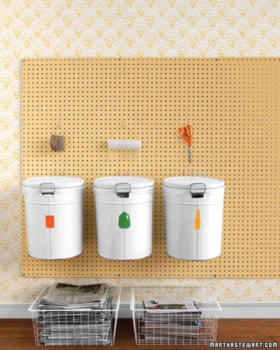Recycling Station | 72 Organization Tips and Projects for Every Space in Your Home