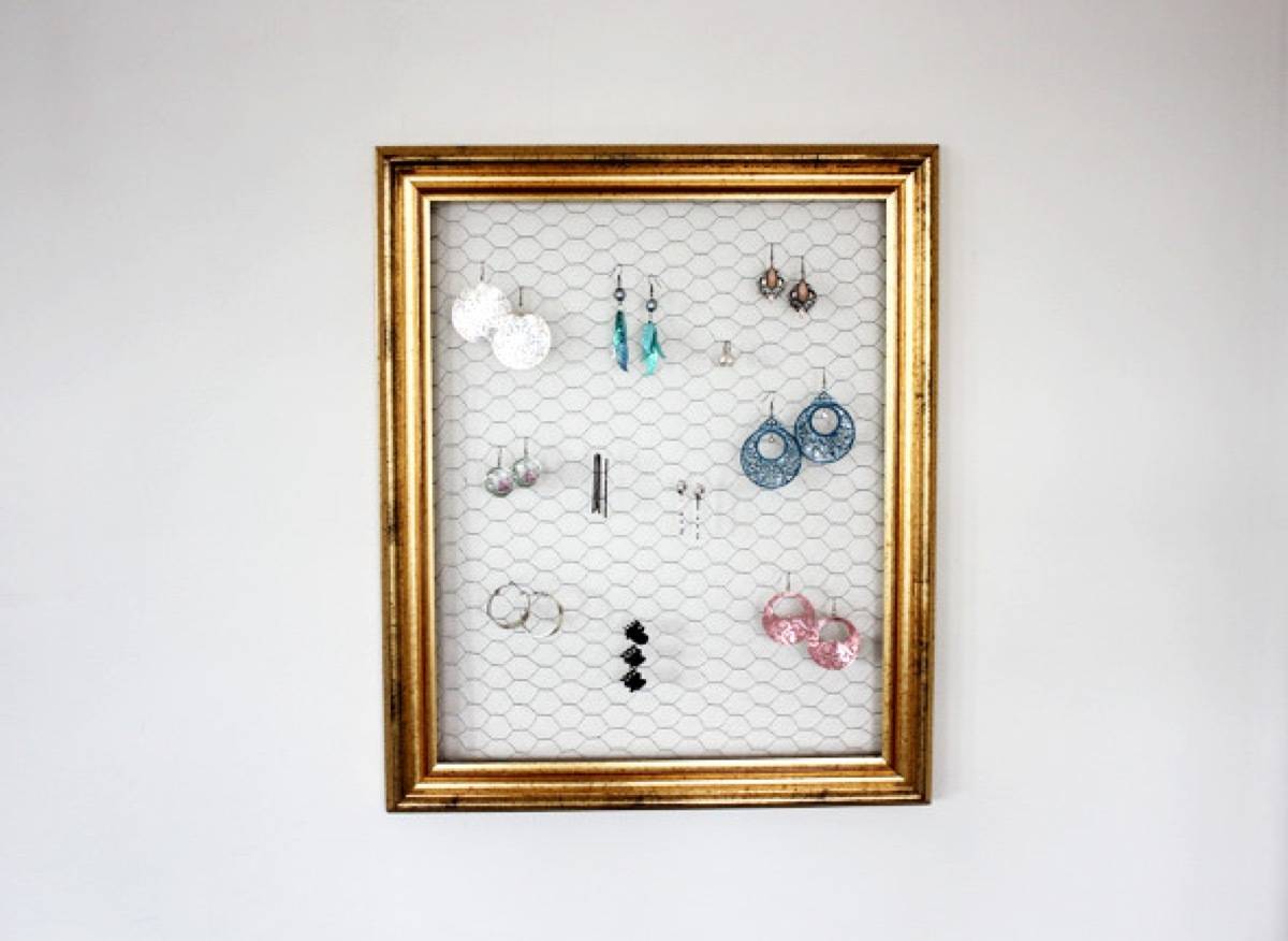 Keep your earrings wired! | 72 Organization Tips and Projects for Every Space in Your Home