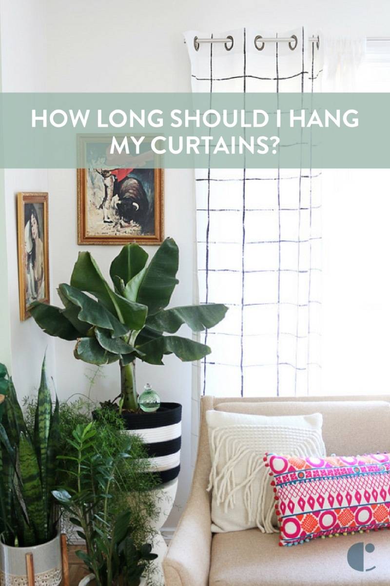 Curtain Lengths How Long Should Your Curtains Be