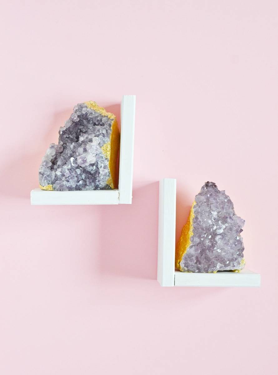 DIY Mother's Day Gift Ideas: Amethyst bookends