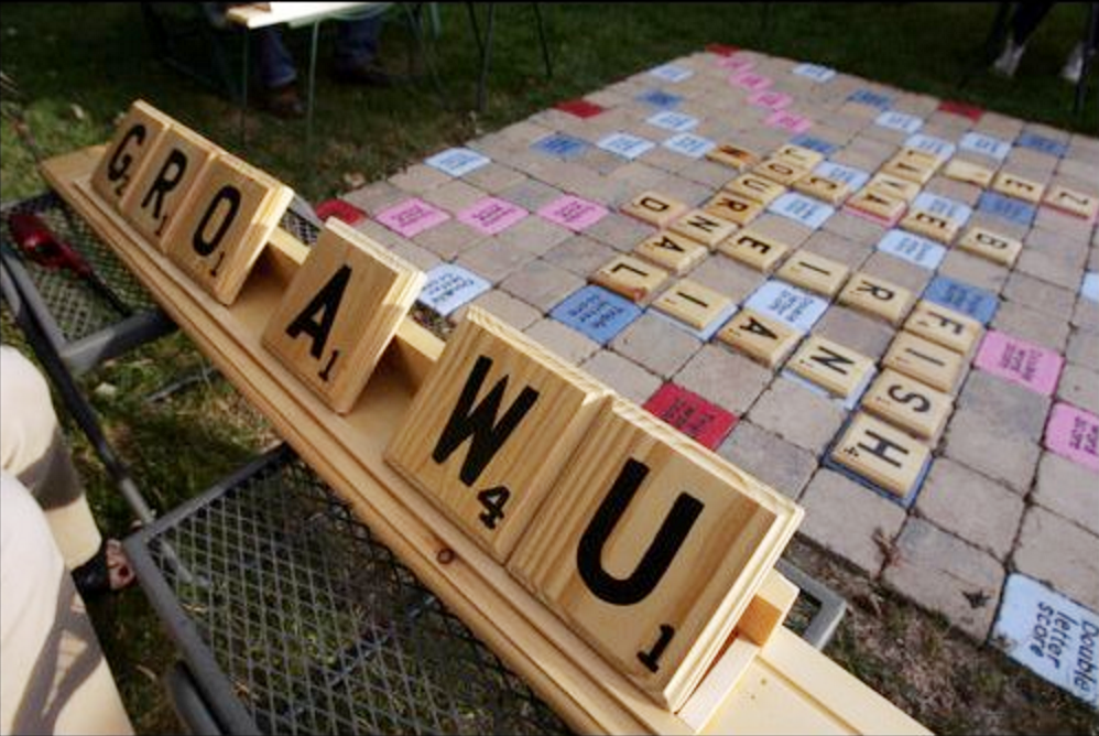 DIY Giant Scrabble