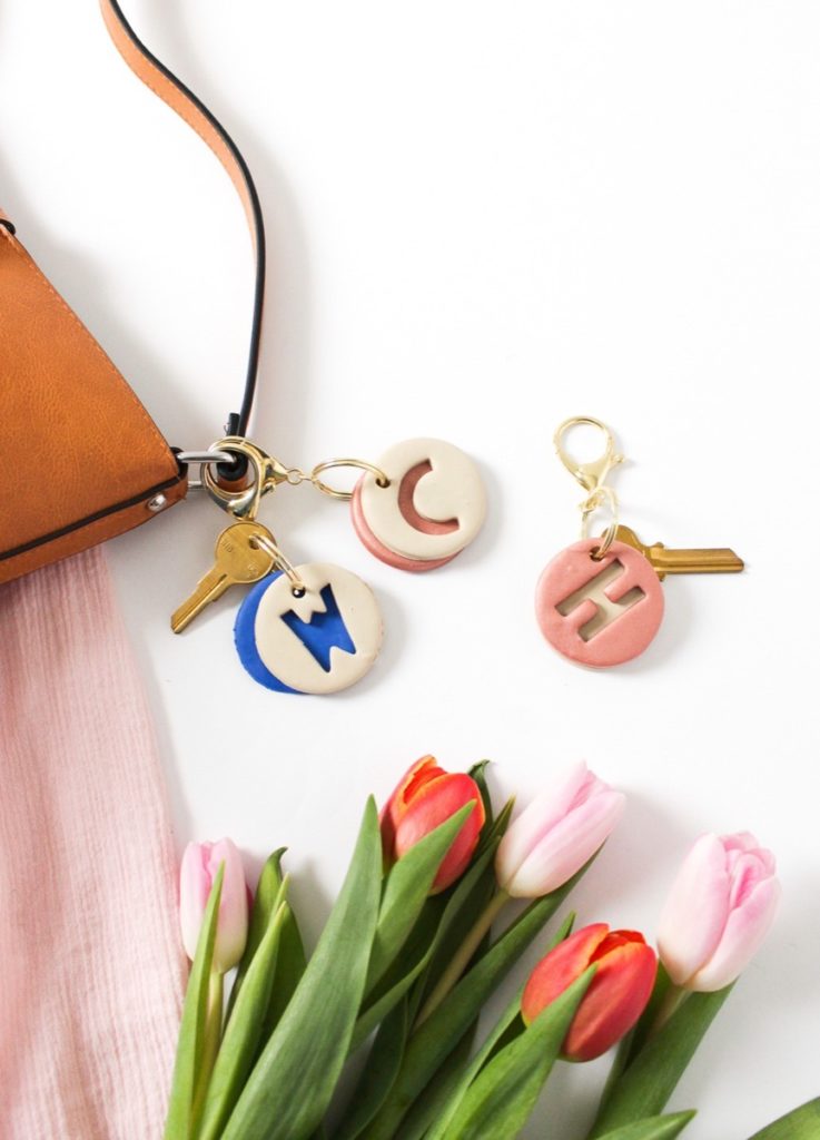 DIY Mother's Day Gift Ideas: Clay keychains