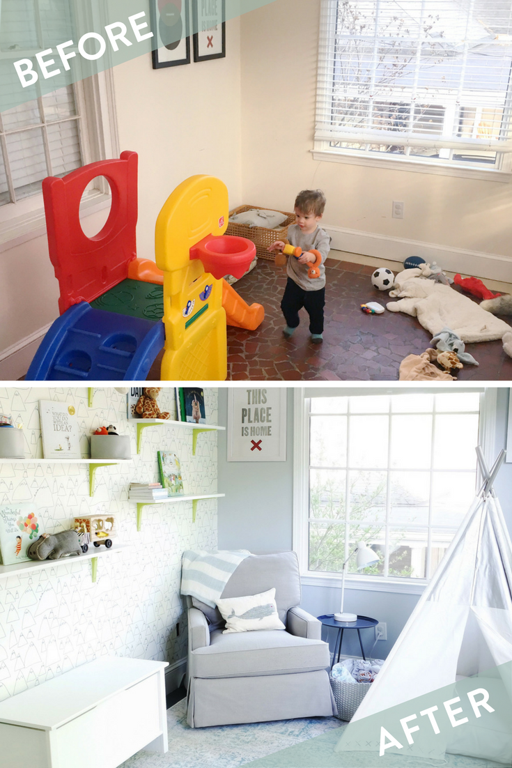 Before and After | From sunroom to playroom, see how we made space for our growing family.