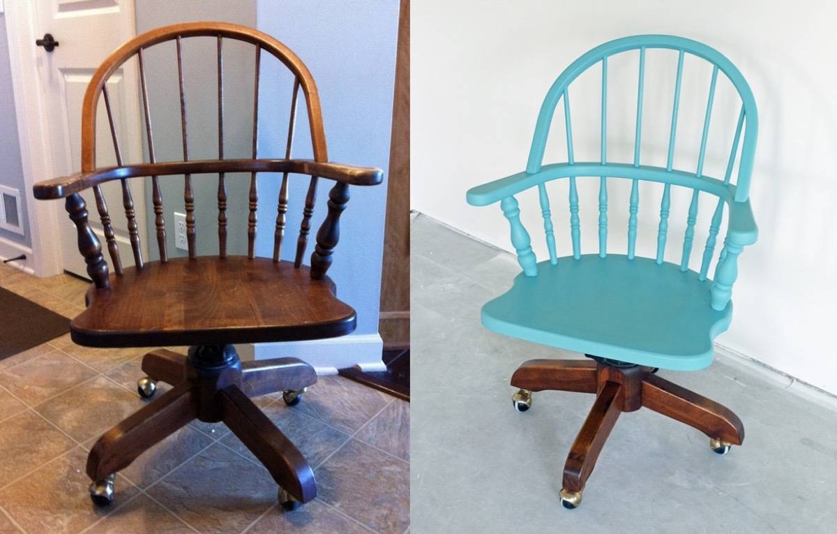 67 Furniture Makeovers That'll Totally Inspire You: Chair makeover via School of Decorating